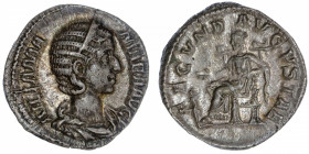 EMPIRE ROMAIN
Julia Mamaea (+235). Denier 232, Rome.
C.6 - RIC.332 ; Argent - 2,71 g - 18 mm - 6 h 
Presque Superbe.