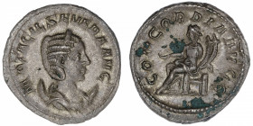 EMPIRE ROMAIN
Otacilie (244-249). Antoninien 245-247, Rome.
C.4 - RIC.125 ; Billon - 3,5 g - 22 mm - 6 h 
Flan large. Superbe / TTB.