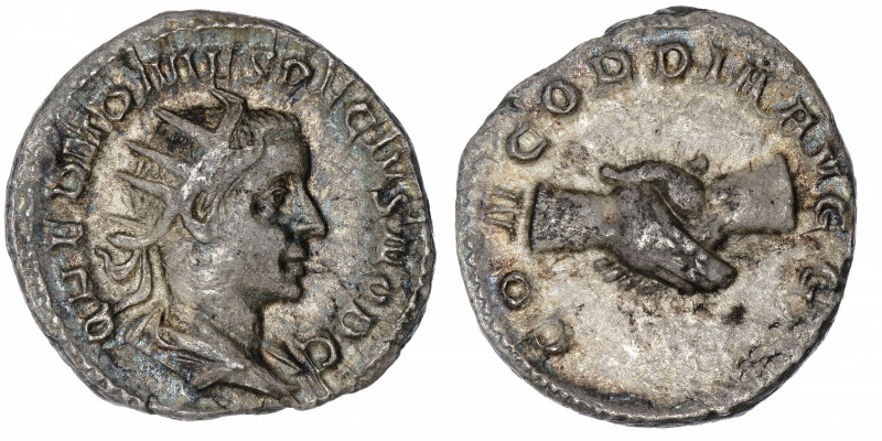 EMPIRE ROMAIN
Herennius Etruscus (250-251). Antoninien 251, Rome.
C.4 - RIC.13...