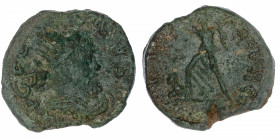 EMPIRE ROMAIN
Postume (260-269). Double sesterce, imitation après 263, Atelier 2.
RIC.- - B.cf. 376 ; Bronze - 7,98 g - 21 mm - 12 h 
De tout petit...