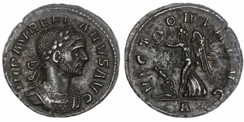 EMPIRE ROMAIN
Aurelien (270-275). Demi-aurelianus ou denier 275, Rome.
C.256 -...