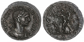 EMPIRE ROMAIN
Aurelien (270-275). Demi-aurelianus ou denier 275, Rome.
C.256 - RIC.73 ; Billon - 2,56 g - 18 mm - 12 h 
Joli buste. TTB.