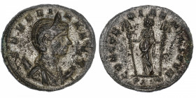 EMPIRE ROMAIN
Severine (+275). Antoninien 275, Ticinum.
C.7 - RIC.5-1 ; Billon - 4,81 g - 21 mm - 12 h 
Avec argenture. Presque Superbe.