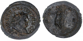 EMPIRE ROMAIN
Carausius (286-293). Aurelianus 286, Grande-Bretagne.
RIC.319 v. ; Billon - 4,19 g - 21 mm - 6 h 
Rare. TB à TTB.