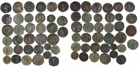 EMPIRE ROMAIN
Constantin Ier (307-337). Lot de 36 petits bronzes du Bas-Empire, de la famille constantinienne.
Bronze - 13 à 20 mm 
Lot de 36 petit...