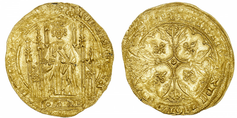 FRANCE / CAPÉTIENS
Jean II le Bon (1350-1364). Royal d’or, 2e émission ND (1359...