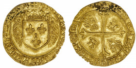 FRANCE / CAPÉTIENS
Louis XII (1498-1514). Écu d’or au porc-épic ND (1507).
Dy.655 - Fr.325 ; Or - 3,43 g - 26 mm - 2 h 
Atelier difficilement ident...