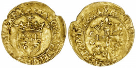 FRANCE / CAPÉTIENS
François Ier (1515-1547). Demi-écu d’or au soleil, 5e type, 3e émission ND (1519), Toulouse.
Dy.776 - Fr.346 ; Or - 1,64 g - 20 m...