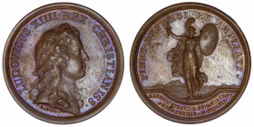 FRANCE / CAPÉTIENS
Louis XIV (1643-1715). Médaille pour la prise de Saint-Venant et de Mardyck, levée du siège d’Ardres par Mauger 1657, Paris.
Divo...