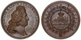 FRANCE / CAPÉTIENS
Louis XIV (1643-1715). Médaille pour le roi de Pologne, chevalier de l’Ordre du Saint-Esprit par Mauger 1675, Paris.
Divo.150 ; B...