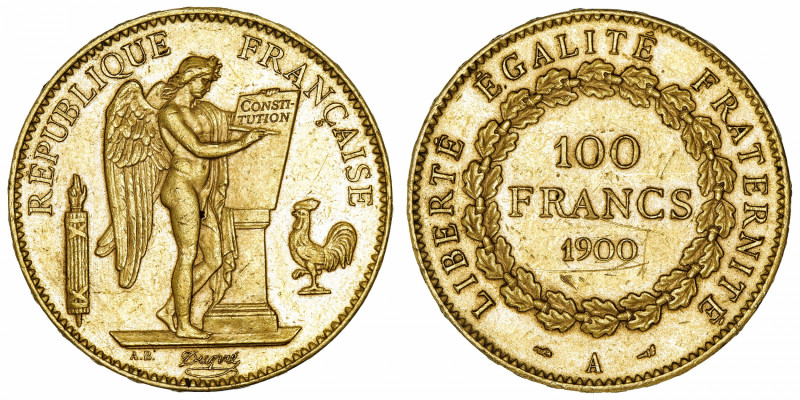 FRANCE
IIIe République (1870-1940). 100 francs Génie 1900, A, Paris.
G.1137 - ...