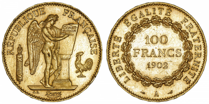 FRANCE
IIIe République (1870-1940). 100 francs Génie 1902, A, Paris.
G.1137 - ...