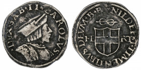 ITALIE
Savoie, Charles II (1504-1553). Teston, 2e type ND, Bourg-en-Bresse.
MIR.339a v., Dy.2821A ; Argent - 9,12 g - 29 mm - 6 h 
Rare exemplaire ...