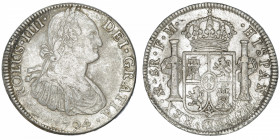 MEXIQUE
Charles IV (1788-1808). 8 réaux 1794 FM, M°, Mexico.
KM.109 ; Argent - 26,96 g - 39 mm - 12 h 
TB.