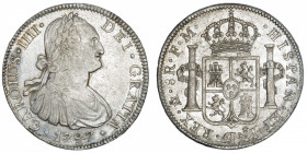 MEXIQUE
Charles IV (1788-1808). 8 réaux 1797 FM, M°, Mexico.
KM.109 ; Argent - 26,81 g - 39 mm - 12 h 
TB à TTB.