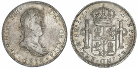 MEXIQUE
Ferdinand VII (1808-1833). 8 réaux 1818 JJ, M°, Mexico.
KM.111 ; Argent - 26,86 g - 39 mm - 12 h 
TB.