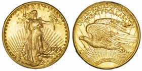 USA
République fédérale des États-Unis d’Amérique (1776-à nos jours). 20 dollars Saint-Gaudens 1923, D, Denver.
Fr.187 ; Or - 33,42 g - 34 mm - 6 h ...