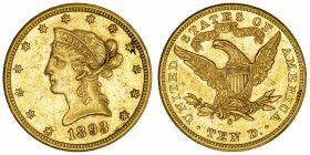 USA
République fédérale des États-Unis d’Amérique (1776-à nos jours). 10 dollars Liberty 1893, S, San Francisco.
Fr.160 ; Or - 16,71 g - 27 mm - 6 h...