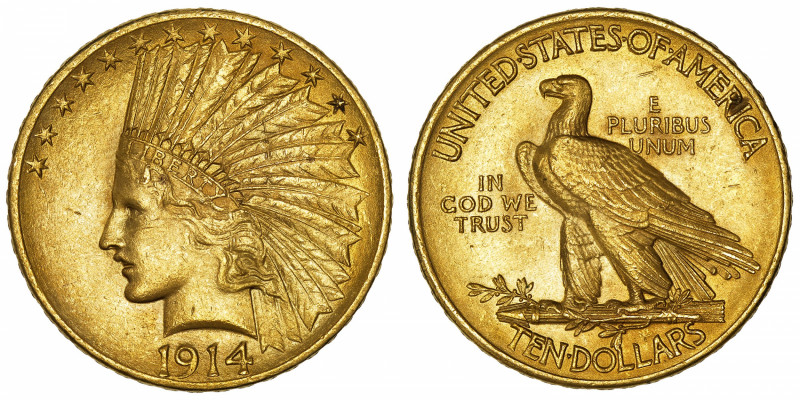 USA
République fédérale des États-Unis d’Amérique (1776-à nos jours). 10 dollar...