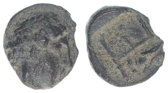 Hemiobol
Griechen. 0,27g. ss