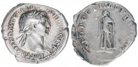 Traianus 98-117
Römisches Reich - Kaiserzeit. Denar. SPQR OPTIMO PRINCIPI
Rom
3,15g
Kampmann 27.61
ss