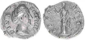 Faustina Maior +141 Gattin des Antoninus Pius
Römisches Reich - Kaiserzeit. Denar. AETERNITAS
Rom
3,60g
Kampmann 36.26
ss/vz