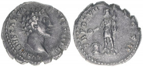 Marcus Aurelius 161-180
Römisches Reich - Kaiserzeit. Denar als Caesar. TR POT VII COS II
3,42g
Kampmann 37.31
ss+