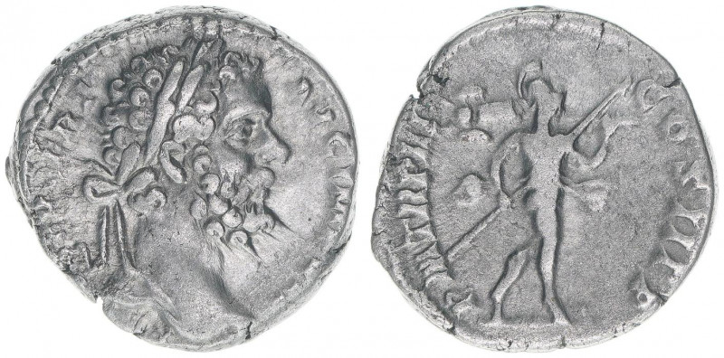 Septimius Severus 193-211
Römisches Reich - Kaiserzeit. Denar. P M TR P III COS ...
