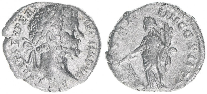 Septimius Severus 193-211
Römisches Reich - Kaiserzeit. Denar. P M TR P IIII COS...