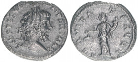 Septimius Severus 193-211
Römisches Reich - Kaiserzeit. Denar. AEQVITATI AVGG
Rom
2,35g
RIC 122
Randausbruch
ss