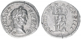 Caracalla 198-217
Römisches Reich - Kaiserzeit. Denar. PONTIF TR P XII COS III
Rom
3,05g
Kampmann 51.111
ss/vz
