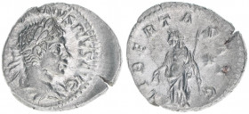 Caracalla 198-217
Römisches Reich - Kaiserzeit. Denar. LIBERTAS AVG - Verprägung dezentriert
Rom
3,88g
RIC 161
ss/vz