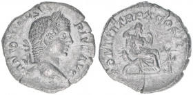 Caracalla 198-217
Römisches Reich - Kaiserzeit. Denar subaerat. PONTIF TR P X COS II
Rom
2,89g
Kampmann 51.104
ss+