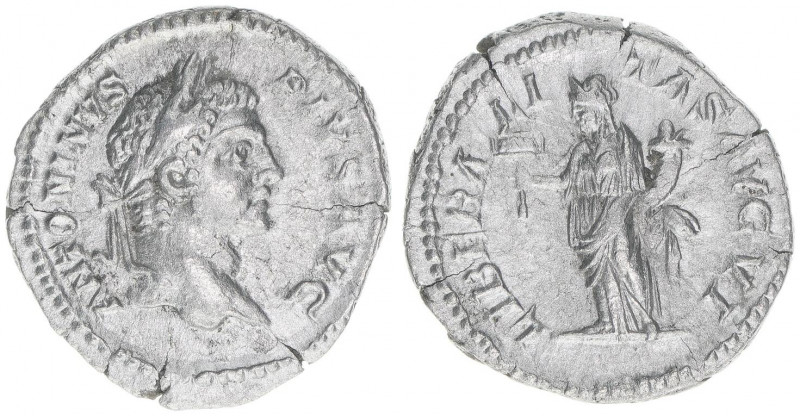 Caracalla 198-217
Römisches Reich - Kaiserzeit. Denar. LIBERALITAS AVG VI
Rom
2,...