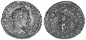 Elagabalus 218-222
Römisches Reich - Kaiserzeit. Denar. SALVS ANTONINI AVG
Rom
2,85g
Kampmann 56.49
ss