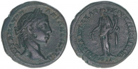 Elagabalus 218-222
Römisches Reich - Kaiserzeit. Bronzemünze 26mm, ohne Jahr. Moesien
10,28g
ss