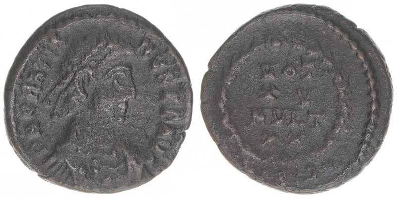 Gratianus 367-383
Römisches Reich - Kaiserzeit. Bronzemünze AE4. VOT XV MVLT XX
...