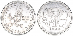 Republik seit 1990
Benin. 1500 Francs, 2005. Kupfer-Nickel
7,36g
KM#44
stfr