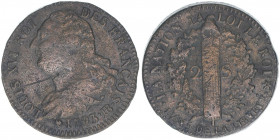 Ludwig XVI.
Frankreich. 2 Sol, 1793. 21,59g
s/ss
