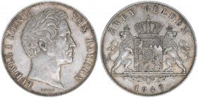 Ludwig I.
Bayern. 2 Gulden, 1846. 21,21g
AKS 77
ss/vz