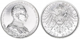Wilhelm II. 1888-1918
Preussen. 2 Mark, 1913 A. 11,11g
AKS 142
vz/stfr