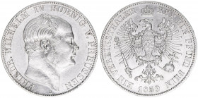 Friedrich Wilhelm IV. 1840-1861
Preussen. Vereinstaler, 1859 A. 18,52g
AKS 78
vz+