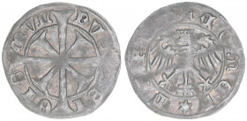 Erzherzog Sigismund 1439-1496
Etschkreuzer, ohne Jahr. 1,00g
ss/vz