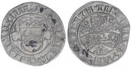 Maximilian I. 1495-1519
Halbbatzen, 1514. Graz
2,14g
ss/vz