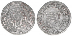 Ferdinand I. 1526-1564
Denar, 1541 KB. Kremnitz
0,50g
ss+