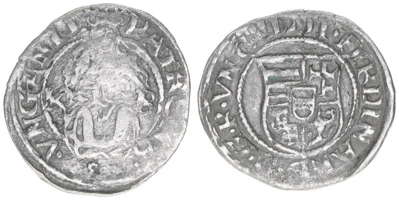 Ferdinand I. 1526-1564
Denar, 1551 KB. Kremnitz
0,40g
ss+