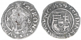 Ferdinand I. 1526-1564
Denar, 1554 KB. Kremnitz
0,51g
ss+