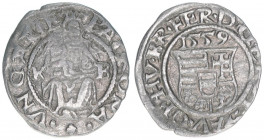 Ferdinand I. 1526-1564
Denar, 1559 KB. Kremnitz
0,53g
ss