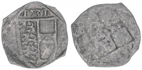 Ferdinand I. 1521-1564
Pfennig, 1531. Klagenfurt
0,34g
ss+