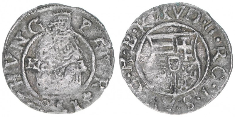 Rudolph II. 1576-1608
Denar, 1582 KB. Kremnitz
0,47g
ss+